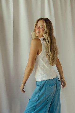 Striped Star Studded Tank