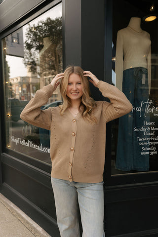 Voyager Cardigan, Desert Tan by Z Supply *final sale