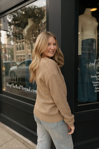 Voyager Cardigan, Desert Tan by Z Supply *final sale