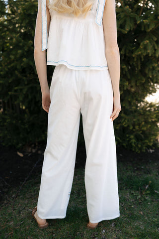 Embroidered Tank/Pants Set *final sale