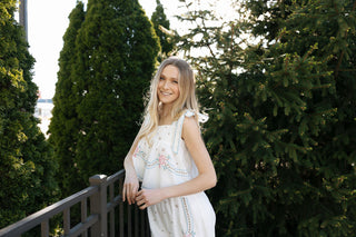 Embroidered Tank/Pants Set *final sale