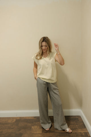 Romy Tee, Bone - The Red Thread Boutique