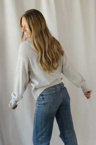 Barrett Cardigan, Grey - The Red Thread Boutique