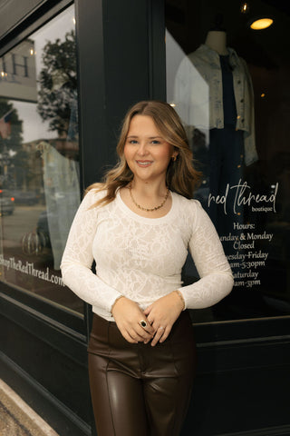 Tibi Scoop Sweater, Crystal by Z Supply *final sale