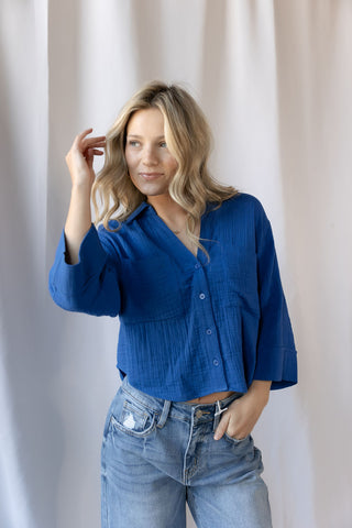 Z Supply Helena Shirt, Nautical