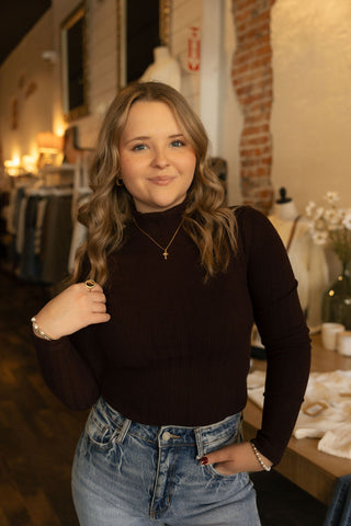 Eclipse Top, Dark Brown