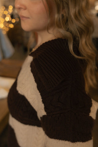 Paula Sweater, Beige Brown
