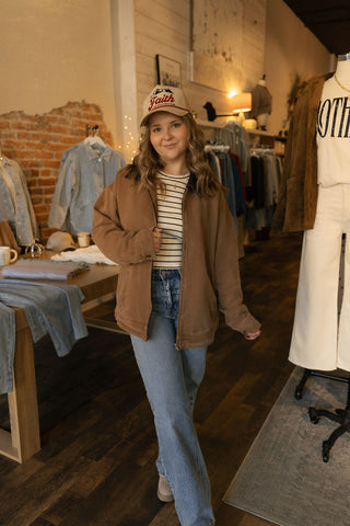 Barn Jacket, Brown *final sale*