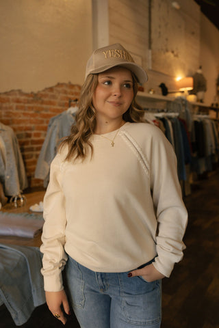 All Around Sweatshirt, Crystal by Z supply