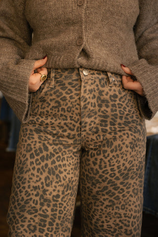 Marli Denim Leopard Pant by Z Supply