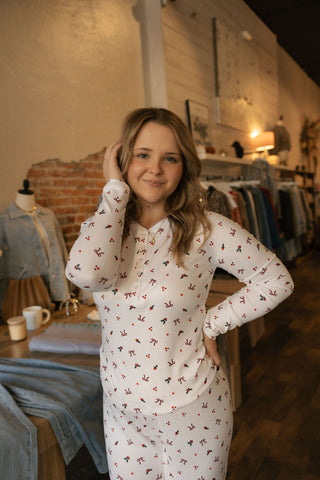 Holly LS Top, White by Z Supply *final sale