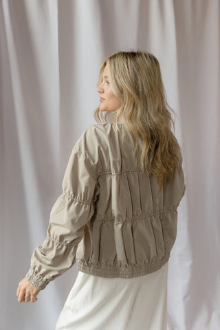 Wrenly Jacket, Khaki - The Red Thread Boutique