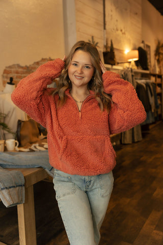 Voyager Pullover, Brick