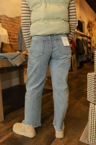 High Rise Barrel Jean