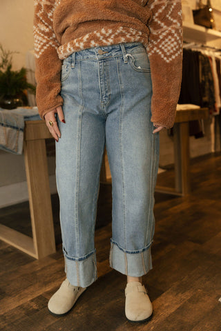 Cuffed Barrel, Med Wash