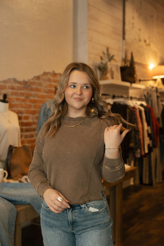 Angel Mini Thermal Top, Suede by Z Supply