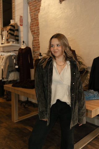 Jackson Jacket, Black Wash *final sale*