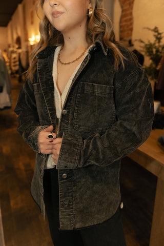 Jackson Jacket, Black Wash *final sale*