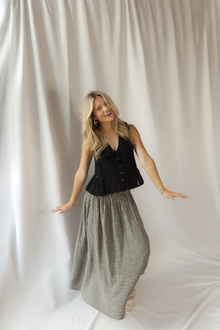 Z Supply Brooke Gingham Skirt