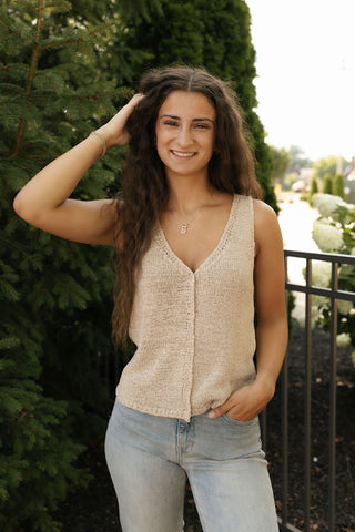 Mage Sweater Vest, Natural by Z Supply *final sale