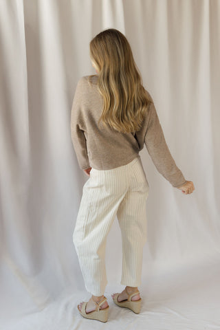 Winslow Lightweight Cardigan, Lt Mocha - The Red Thread Boutique