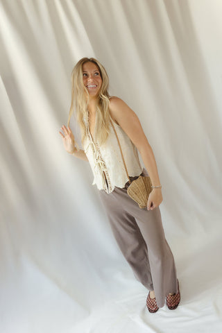 Ellis Beaded Lace Vest