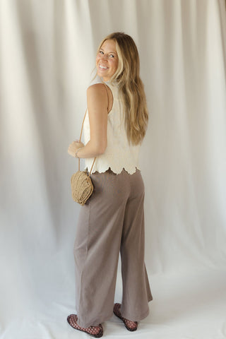 Ellis Beaded Lace Vest