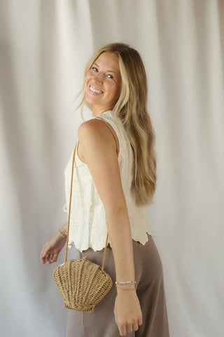 Ellis Beaded Lace Vest