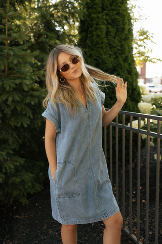 Margaret Dress, Kacey Wash *final sale*