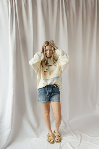 Sailboat Knit Sweater