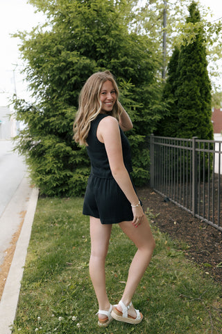 Topanga Linen Shorts, Black by Z Supply *final sale