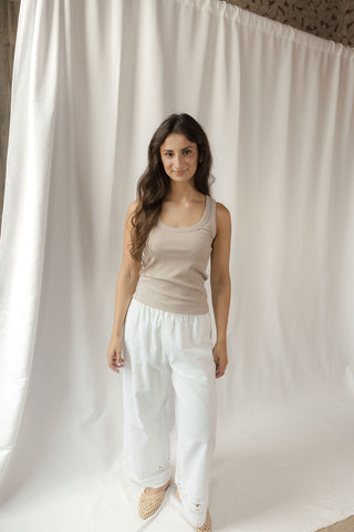 Z Supply Rowe Scoop Tank, Heather Ash - The Red Thread Boutique