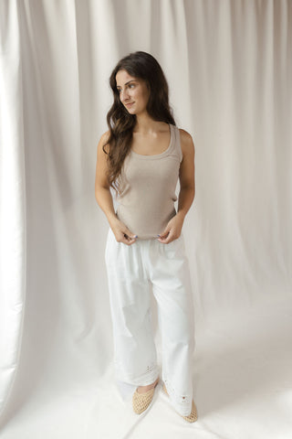 Z Supply Rowe Scoop Tank, Heather Ash - The Red Thread Boutique