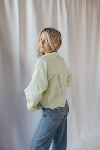 Jules Button Up, Lime