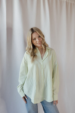 Jules Button Up, Lime