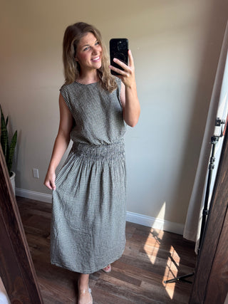 Z Supply Brooke Gingham Skirt
