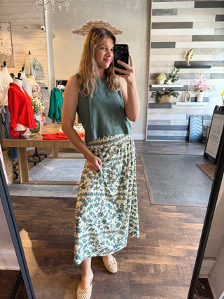 Z Supply Leya Tera Paisley Maxi Skirt