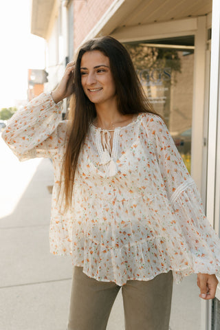 Soft Floral Top *final sale