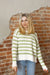 Stripe Sweater, Lime