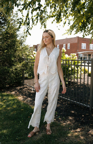 Embroidered Vest