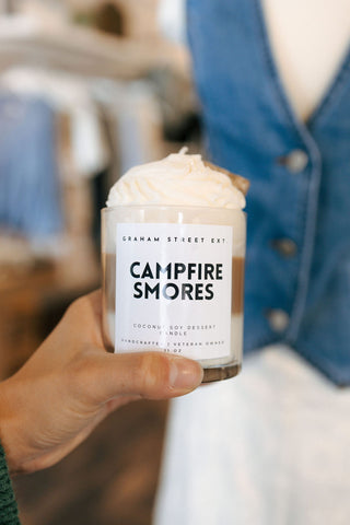 Campfire S'Mores Dessert Candle