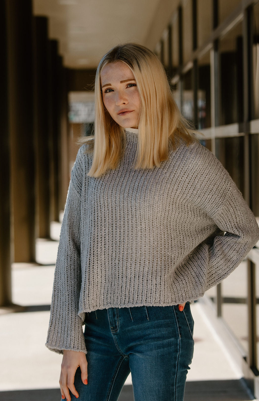 Irma Sweater, Gray