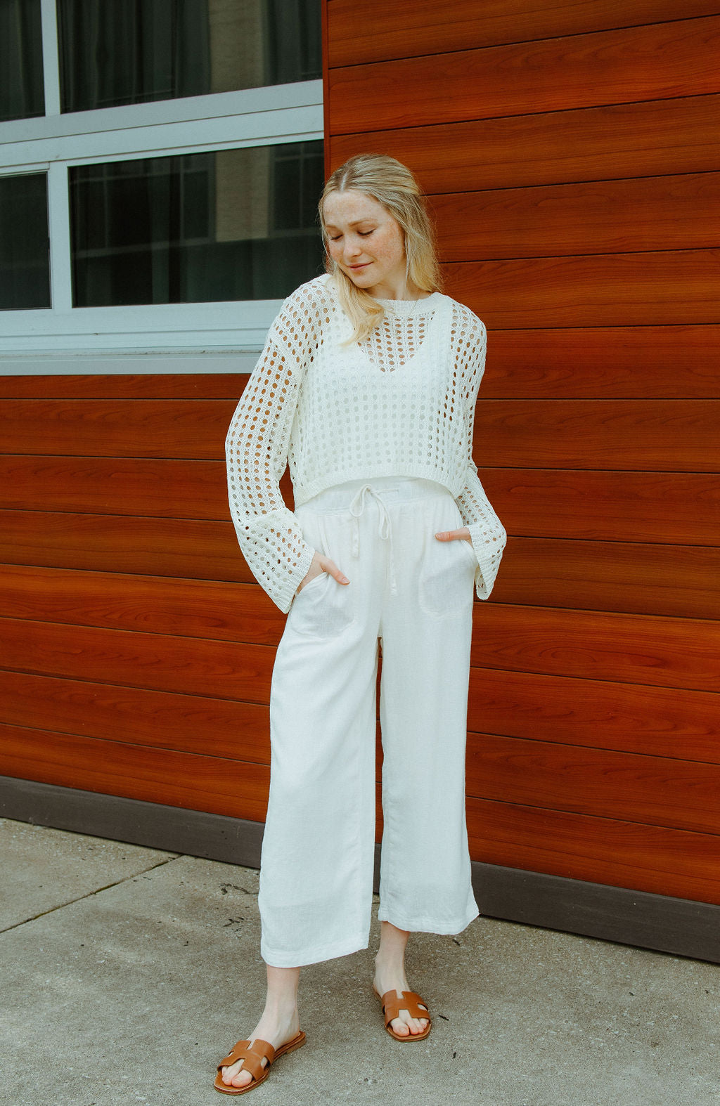 Sheer Crochet Top