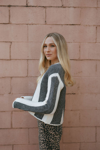 Wide Stripe Sweater