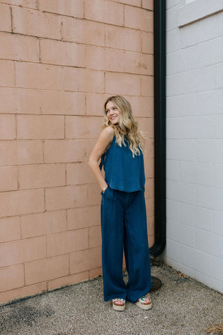 Dark Chambray Tank