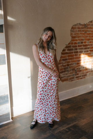 Hana La Rosa Ditsy Maxi Dress Sea Salt by Z Supply