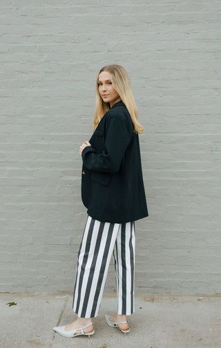 Oversized Blazer, Charcoal