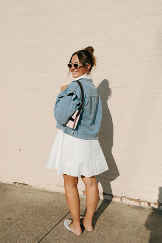 Ruffle Denim Jacket