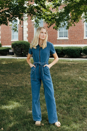 Ashton Denim Jumpsuit