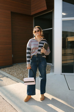 Colorblock Stripe Sweater